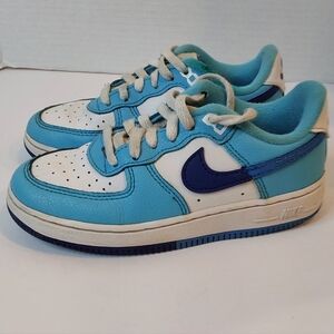 NIKE AIR FORCE 1 WHITE PHOTO BLUE 12C PRE-OWNED